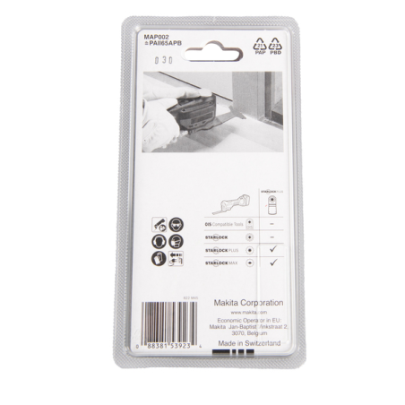 LAME PLONGEANTE STARLOCK PLUS BOIS METAL - B 66335 - 0088381539234 - D'ORIGINE MAKITA