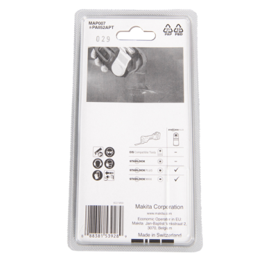 LAME PLONGEANTE STARLOCK PLUS - B 66385 - 0088381539289 - D'ORIGINE MAKITA