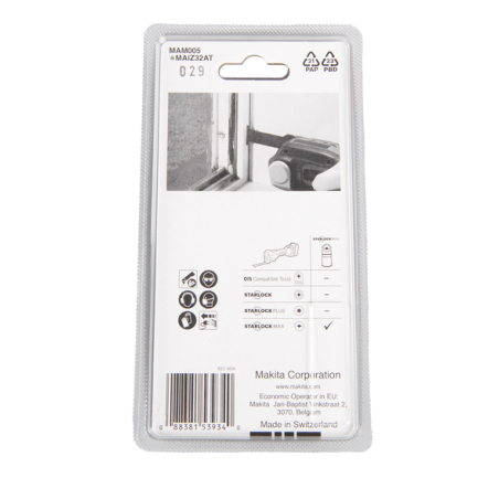 LAME PLONGEANTE STARLOCK MAX METAL - B 66444 - 0088381539340 - D'ORIGINE MAKITA