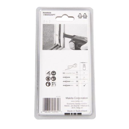 LAME PLONGEANTE STARLOCK MAX - B 66450 - 0088381539357 - D'ORIGINE MAKITA