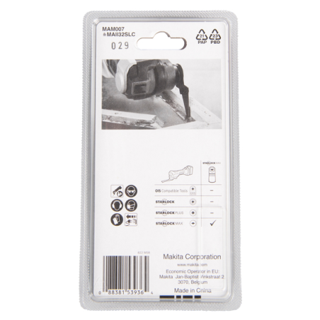 LAME DEJOINTAGE STARLOCK MAX - B 66466 - 0088381539364 - D'ORIGINE MAKITA