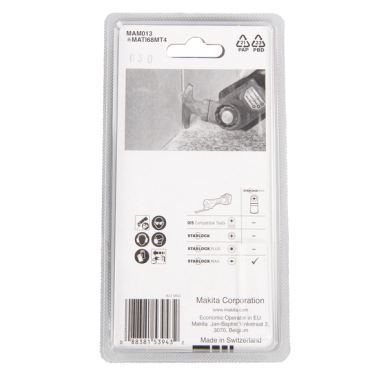 LAME SEGMENT STARLOCK MAX - B 66531 - 0088381539432 - D'ORIGINE MAKITA