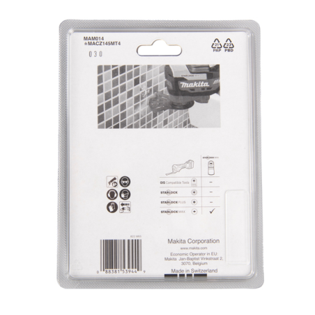 LAME SEGMENT STARLOCK MAX - B 66547 - 0088381539449 - D'ORIGINE MAKITA