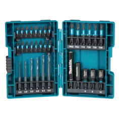 COFFRET IMPACT BLACK 33PCS / B 66896 / 0088381540025 - D'ORIGINE MAKITA