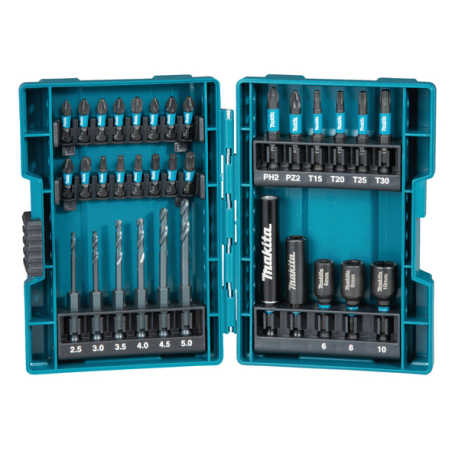 COFFRET IMPACT BLACK 33PCS / B 66896 / 0088381540025 - D'ORIGINE MAKITA COFFRET IMPACT BLACK 33PCS / B 66896 / 0088381540025 - D'ORIGINE MAKITA