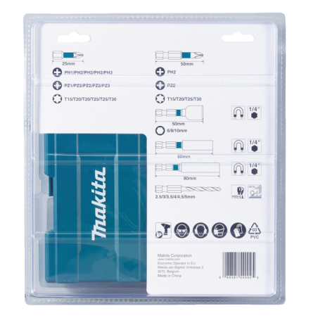 COFFRET IMPACT BLACK 33PCS / B 66896 / 0088381540025 - D'ORIGINE MAKITA COFFRET IMPACT BLACK 33PCS / B 66896 / 0088381540025 - D'ORIGINE MAKITA