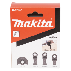 KIT BOIS-METAL STARLOCK 4PCS (TMA045-047-053-058) - B 67480 - 0088381541145 - D'ORIGINE MAKITA 2