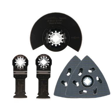 KIT BOIS STARLOCK 5PCS (TMA045-047-053+ TMA078x2) - B 67511 - 0088381541176 - D'ORIGINE MAKITA
