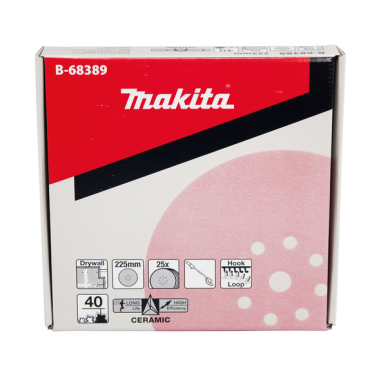 DISQUE ABRASIF 225MM G40 / B 68389 / 0088381545891 - D'ORIGINE MAKITA