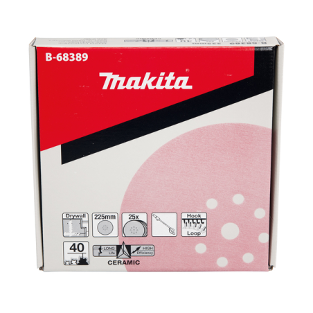 DISQUE ABRASIF 225MM G40 / B 68389 / 0088381545891 - D'ORIGINE MAKITA
