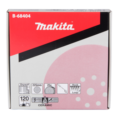 DISQUE ABRASIF 225MM G120 / B 68404 / 0088381545914 - D'ORIGINE MAKITA
