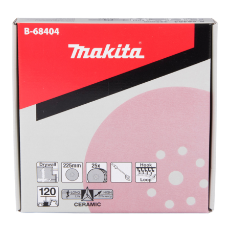 DISQUE ABRASIF 225MM G120 / B 68404 / 0088381545914 - D'ORIGINE MAKITA