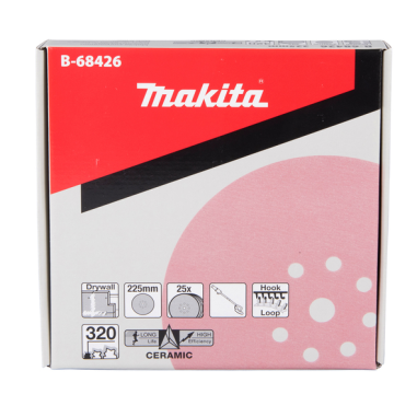 DISQUE ABRASIF 225MM G320 / B 68426 / 0088381545938 - D'ORIGINE MAKITA