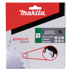LAME CARBURE METAL EFFICUT 136X20MM 30D - B 69303 - 0088381548168 - D'ORIGINE MAKITA 2