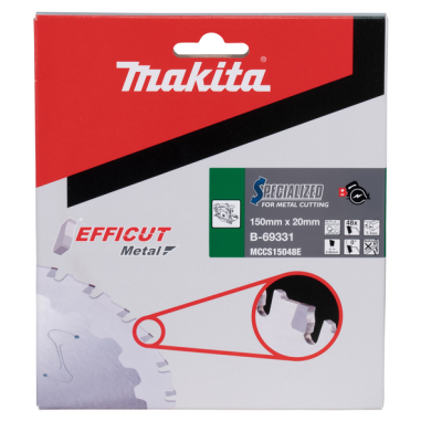 LAME CARBURE MET INOX EFFICUT 150X20MM 48D - B 69331 - 0088381548199 - D'ORIGINE MAKITA