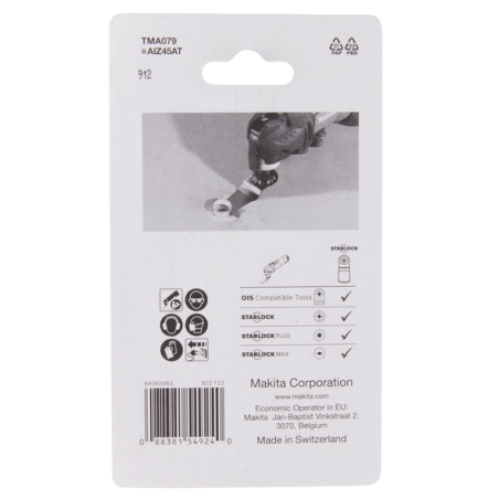 LAME DE SCIE A DENTS CARBURES POUR METAL - B 69755 - 0088381549240 - D'ORIGINE MAKITA