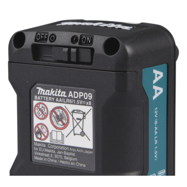 ADAPTATEUR BATTERIES AA POUR SK700 ADP09 / CP00000001 / 0088381548571 - D'ORIGINE MAKITA