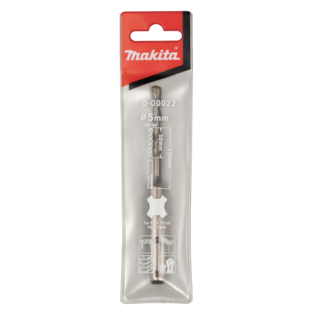 Foret SDS PLUS 2T ECO 5 X 110 MM - D 00022 - 0088381169011 - D'ORIGINE MAKITA