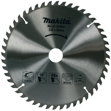 LAME TCT PO ECO 235-30-48 BOIS - D 03931 - 0088381174367 - D'ORIGINE MAKITA