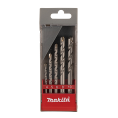 COFFRET DE FORETS BETON CYLINDRIQUES (5 PCS) / D 05175 / 0088381174268 - D'ORIGINE MAKITA