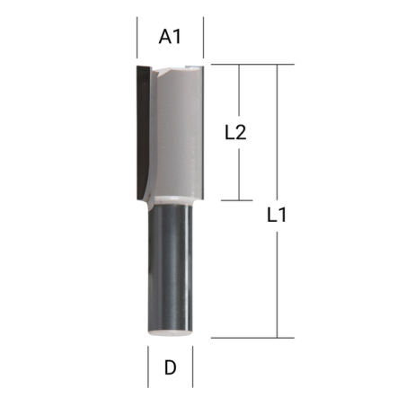 FRAISE DROITE DBLE COUT 3 Q6 - D 09210 - 0088381181969 - D'ORIGINE MAKITA