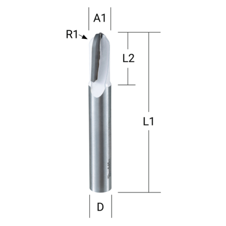 FRAISE A CANELER 4R Q6 - D 09400 - 0088381182164 - D'ORIGINE MAKITA