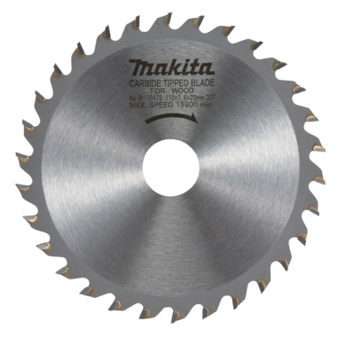 LAME CARBURE 165 20 16D BOIS - D 09628 - 0088381184816 - D'ORIGINE MAKITA