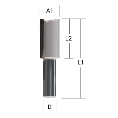 FRAISE DROITE Q12 D12 P35 FL2 - D 10394 - 0088381165433 - D'ORIGINE MAKITA