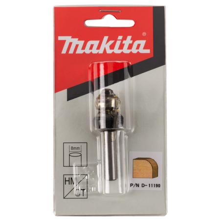 FRAISE 1-4 RD+R Q8 D18.7 R3 - D 11190 - 0088381166232 - D'ORIGINE MAKITA