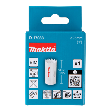 SCIE CLOCHE BI METAL 25mm - D 17033 - 0088381194839 - D'ORIGINE MAKITA SCIE CLOCHE BI METAL 25mm - D 17033 - 0088381194839 - D'ORIGINE MAKITA