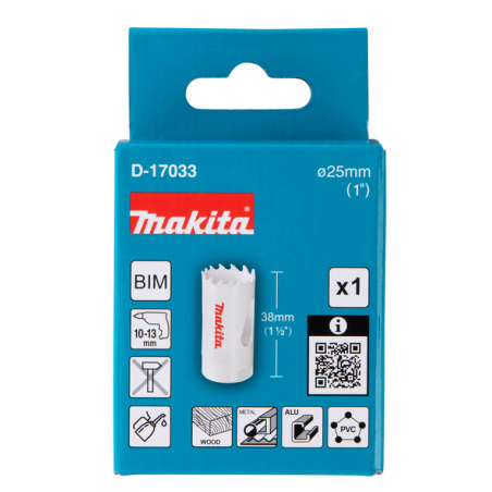 SCIE CLOCHE BI METAL 25mm - D 17033 - 0088381194839 - D'ORIGINE MAKITA SCIE CLOCHE BI METAL 25mm - D 17033 - 0088381194839 - D'ORIGINE MAKITA