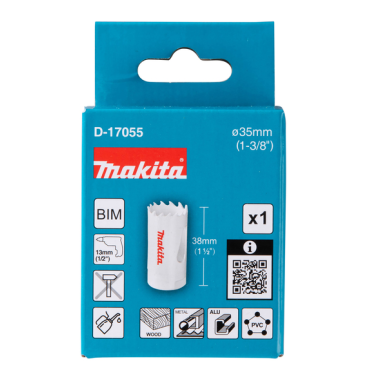 SCIE CLOCHE BI METAL 35mm - D 17055 - 0088381194860 - D'ORIGINE MAKITA SCIE CLOCHE BI METAL 35mm - D 17055 - 0088381194860 - D'ORIGINE MAKITA