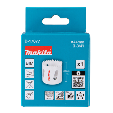 SCIE CLOCHE BI METAL 44mm - D 17077 - 0088381194884 - D'ORIGINE MAKITA SCIE CLOCHE BI METAL 44mm - D 17077 - 0088381194884 - D'ORIGINE MAKITA