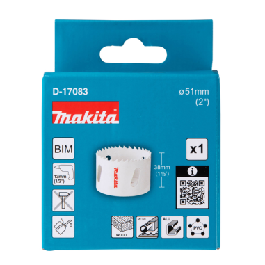 SCIE CLOCHE BI METAL 51mm - D 17083 - 0088381194891 - D'ORIGINE MAKITA SCIE CLOCHE BI METAL 51mm - D 17083 - 0088381194891 - D'ORIGINE MAKITA