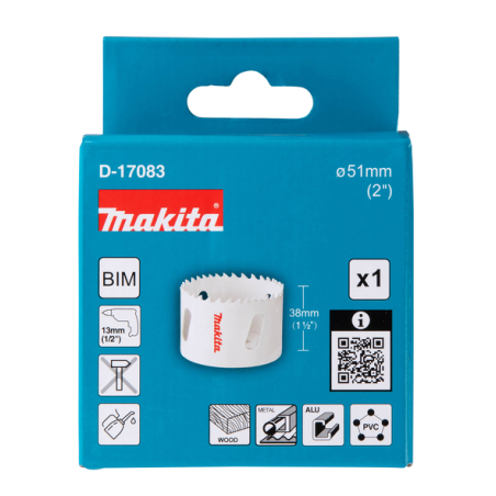 SCIE CLOCHE BI METAL 51mm - D 17083 - 0088381194891 - D'ORIGINE MAKITA SCIE CLOCHE BI METAL 51mm - D 17083 - 0088381194891 - D'ORIGINE MAKITA