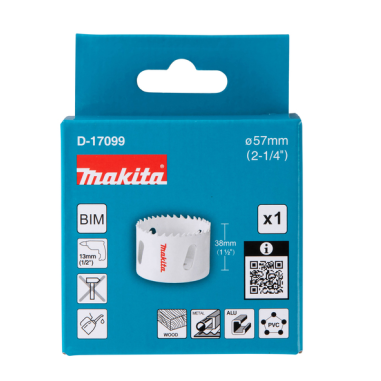 SCIE CLOCHE BI METAL 57mm - D 17099 - 0088381194907 - D'ORIGINE MAKITA SCIE CLOCHE BI METAL 57mm - D 17099 - 0088381194907 - D'ORIGINE MAKITA