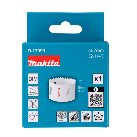 SCIE CLOCHE BI METAL 57mm - D 17099 - 0088381194907 - D'ORIGINE MAKITA SCIE CLOCHE BI METAL 57mm - D 17099 - 0088381194907 - D'ORIGINE MAKITA