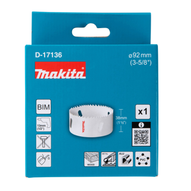 SCIE CLOCHE BI METAL 92mm - D 17136 - 0088381194945 - D'ORIGINE MAKITA SCIE CLOCHE BI METAL 92mm - D 17136 - 0088381194945 - D'ORIGINE MAKITA