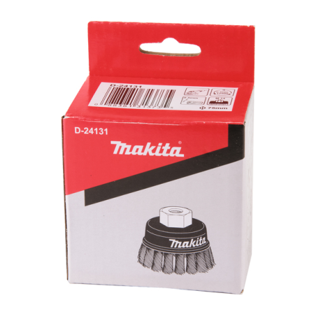 BROSSE BOISSEAU 75MM M14 TORS. / D 24131 / 0088381313735 - D'ORIGINE MAKITA BROSSE BOISSEAU 75MM M14 TORS. / D 24131 / 0088381313735 - D'ORIGINE MAKITA