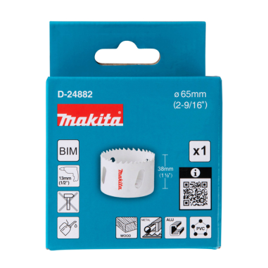 SCIE CLOCHE BI METAL 65mm - D 24882 - 0088381334785 - D'ORIGINE MAKITA SCIE CLOCHE BI METAL 65mm - D 24882 - 0088381334785 - D'ORIGINE MAKITA