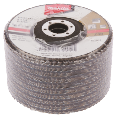 MULTI DISQUE 125 GR80 MET NOIR - D 27501 - 0088381344111 - D'ORIGINE MAKITA