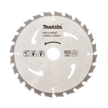 LAME TCT PO ECO 210-30-24 BOIS - D 29050 - 0088381343466 - D'ORIGINE MAKITA