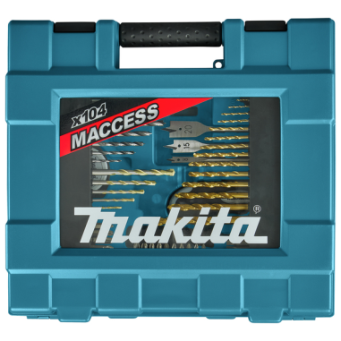 COFFRET ENSEMBL. PERCAGE 104PC / D 31778 / 0088381358590 - D'ORIGINE MAKITA COFFRET ENSEMBL. PERCAGE 104PC / D 31778 / 0088381358590 - D'ORIGINE MAKITA