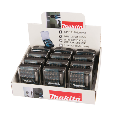 BOITE EMBOUTS MZ(31pcs)PRESx12 / D 34936 12 / 0088381367103 - D'ORIGINE MAKITA