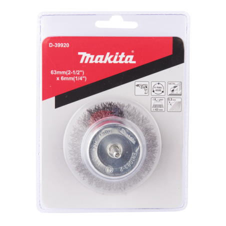 BROSSE BOISSEAU 63MM CYLIN. OND. / D 39920 / 0088381400046 - D'ORIGINE MAKITA BROSSE BOISSEAU 63MM CYLIN. OND. / D 39920 / 0088381400046 - D'ORIGINE MAKITA