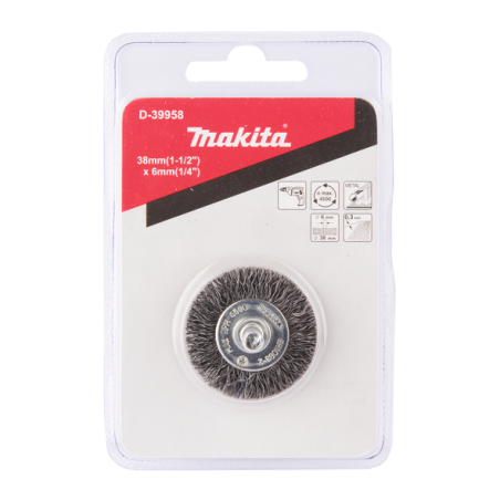 BROSSE CIRCULAIRE 38MM CYLIN. OND. / D 39958 / 0088381400077 - D'ORIGINE MAKITA BROSSE CIRCULAIRE 38MM CYLIN. OND. / D 39958 / 0088381400077 - D'ORIGINE MAKITA