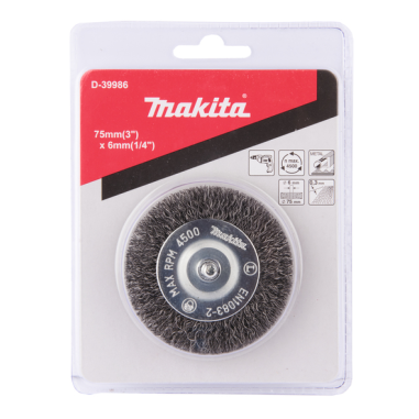 BROSSE CIRCULAIRE 75MM CYLIN. OND. / D 39986 / 0088381400107 - D'ORIGINE MAKITA BROSSE CIRCULAIRE 75MM CYLIN. OND. / D 39986 / 0088381400107 - D'ORIGINE MAKITA