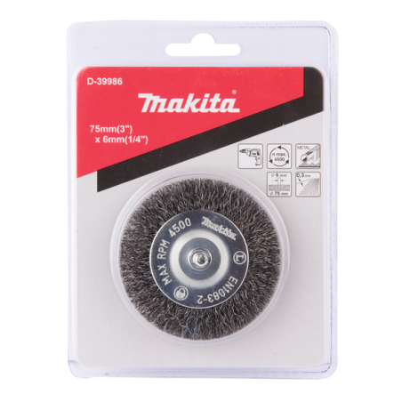 BROSSE CIRCULAIRE 75MM CYLIN. OND. / D 39986 / 0088381400107 - D'ORIGINE MAKITA BROSSE CIRCULAIRE 75MM CYLIN. OND. / D 39986 / 0088381400107 - D'ORIGINE MAKITA