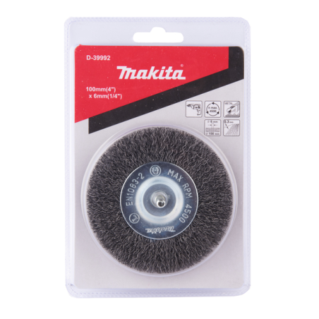 BROSSE CIRCULAIRE 100MM CYLIN. OND. / D 39992 / 0088381400114 - D'ORIGINE MAKITA BROSSE CIRCULAIRE 100MM CYLIN. OND. / D 39992 / 0088381400114 - D'ORIGINE MAKITA
