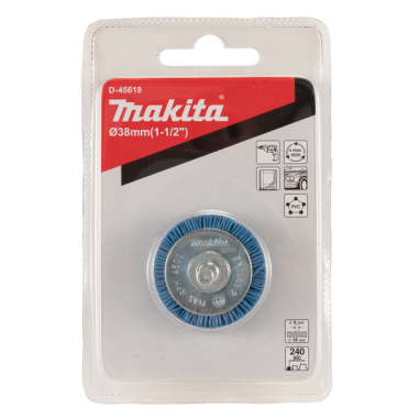 BROSSE CIRCULAIRE 38MM CYL. NYL. FIN / D 45618 / 0088381408820 - D'ORIGINE MAKITA BROSSE CIRCULAIRE 38MM CYL. NYL. FIN / D 45618 / 0088381408820 - D'ORIGINE MAKITA